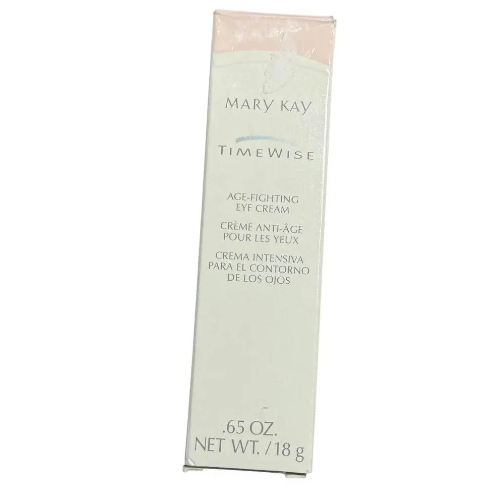 Mary Kay Timewise Age Fighting Eye‎ Cream .65oz Discontinued Pink Cap Full New